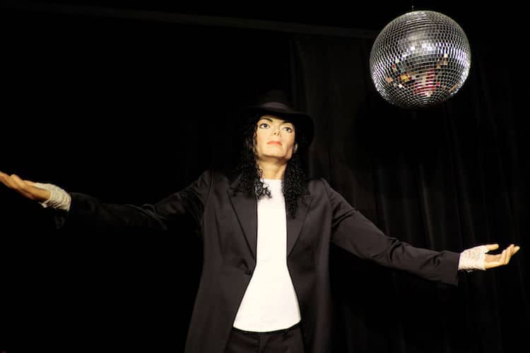 Michael Jackson en el museo de las ceras, Praga